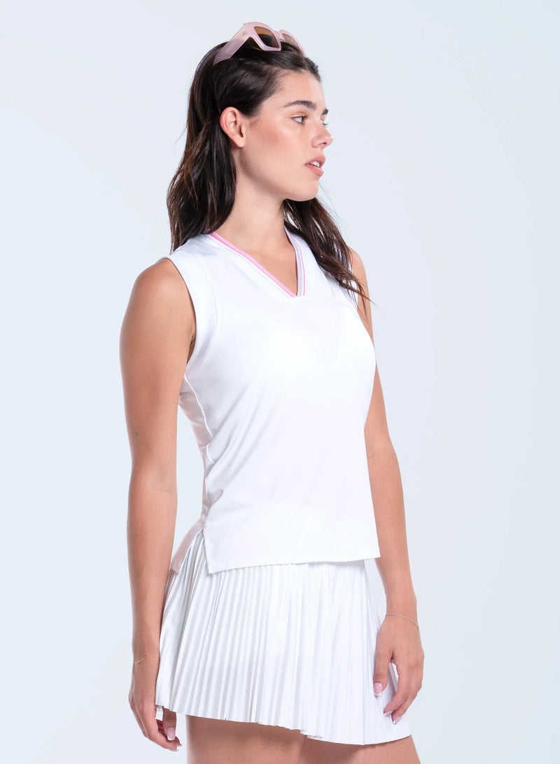 Load image into Gallery viewer, Weave It To Me V-neck Tank
