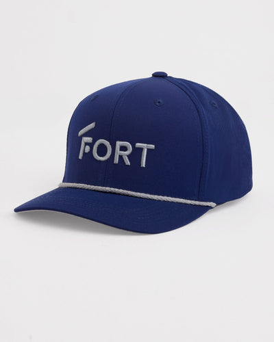 'FORT' Navy Blue Grey Rope