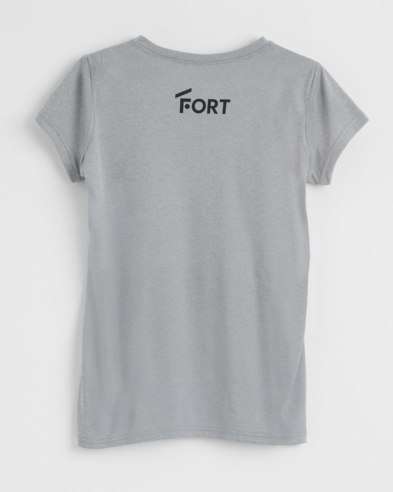 Load image into Gallery viewer, &#39;F&#39; Grey Women&#39;s Performance Short Sleeve
