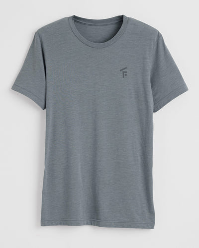 'F' Solid Slate Mens