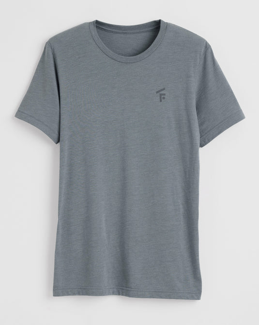 'F' Solid Slate Mens