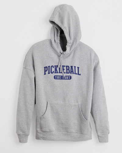 Pickleball The Fort Hoodie Grey