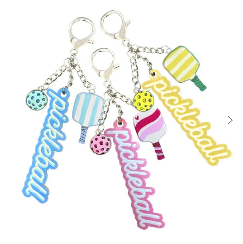 Pickleball Keychain