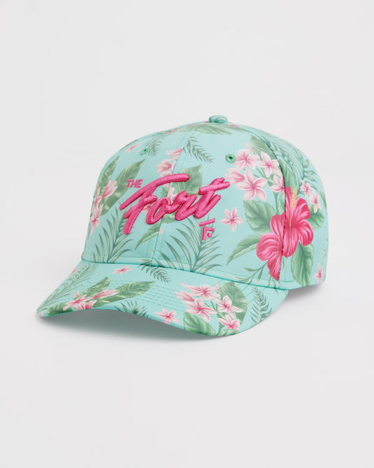 The FORT F Script Floral Cap