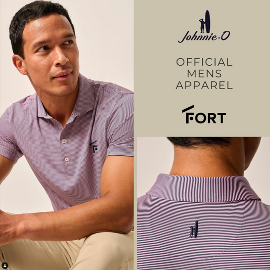 We’re thrilled to share that Johnnie-O is now the Official Men’s Apparel of The Fort! You’ll find their premium gear proudly featured in our Pro Shop, offering everything you need to look sharp and feel confident both on and off the court.