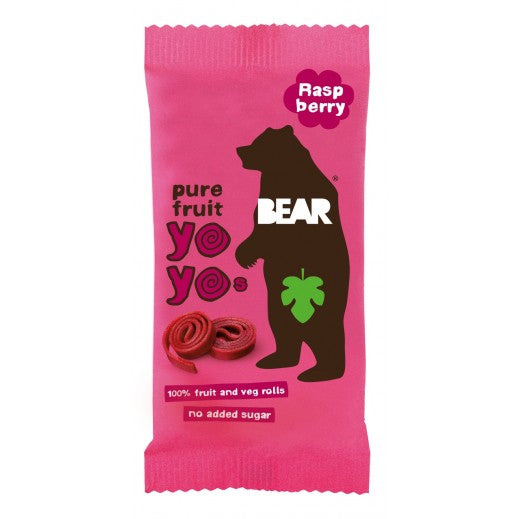 BEAR RASPBERRY YOYOS FRUIT ROLLS